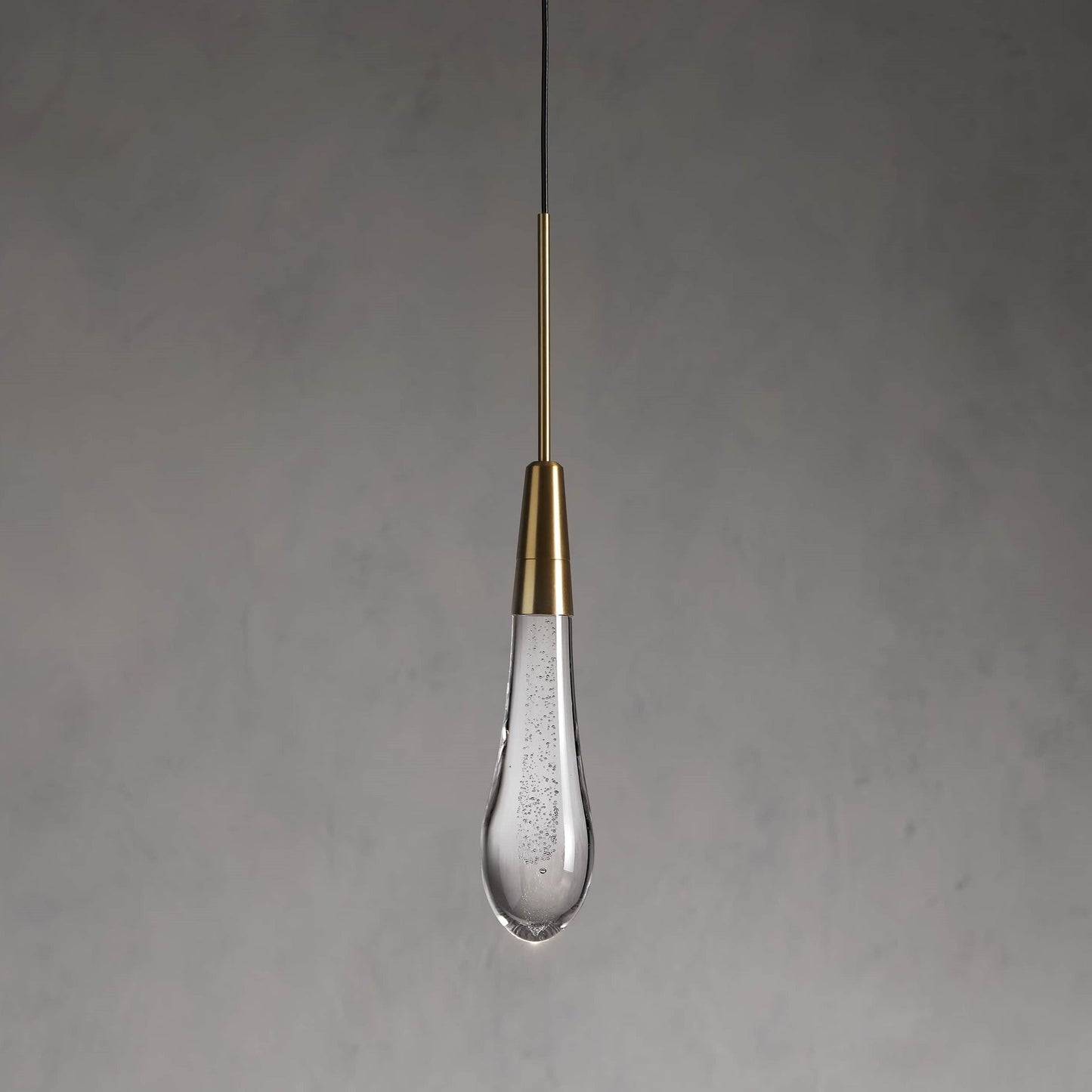 Raindrop Glass Single Pendant Light