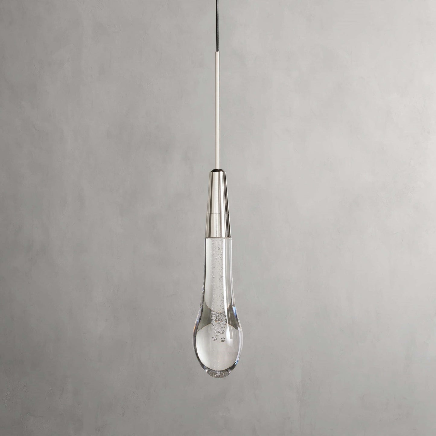 Raindrop Glass Single Pendant Light