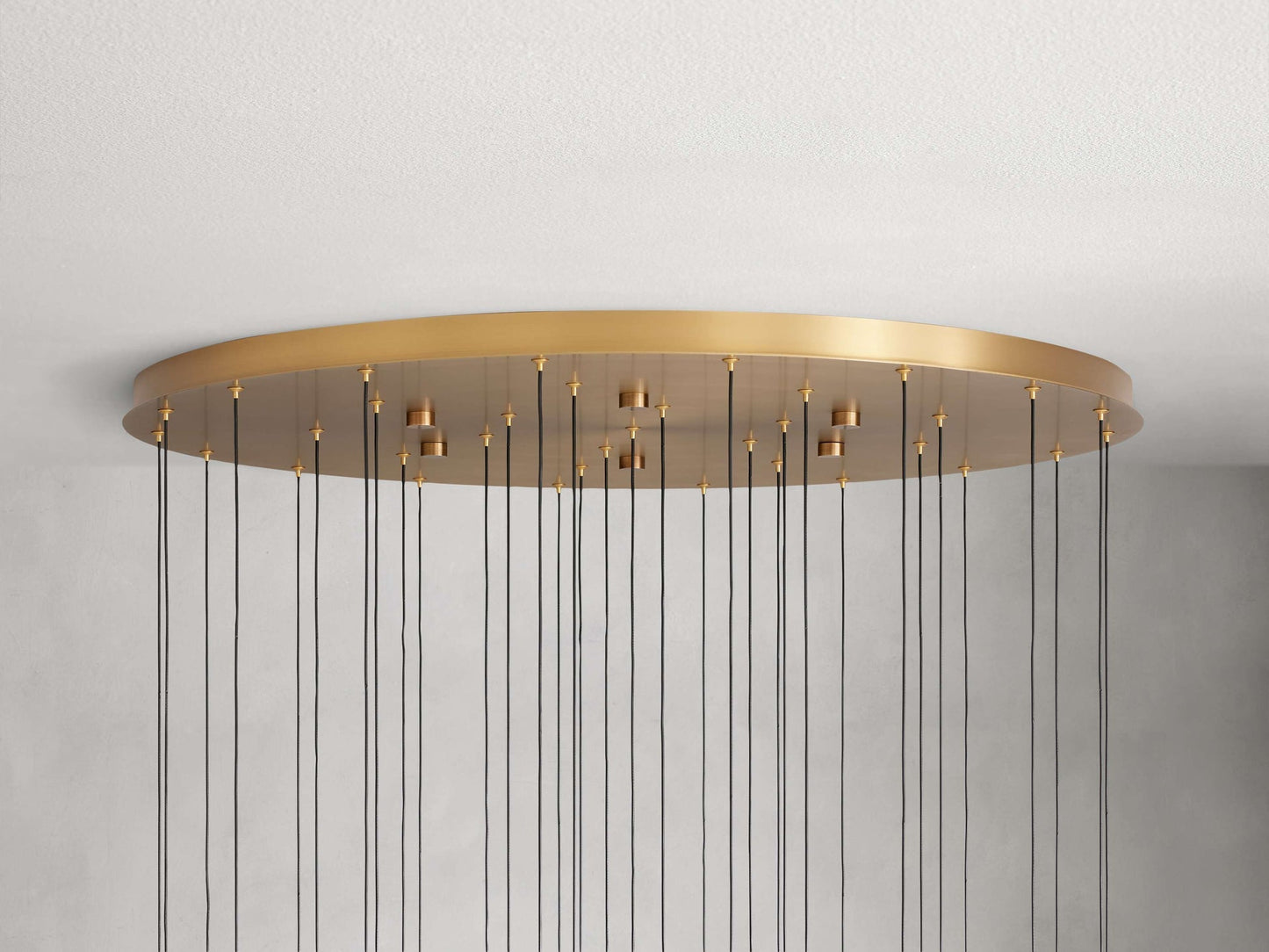 Raindrop Glass Round Chandelier