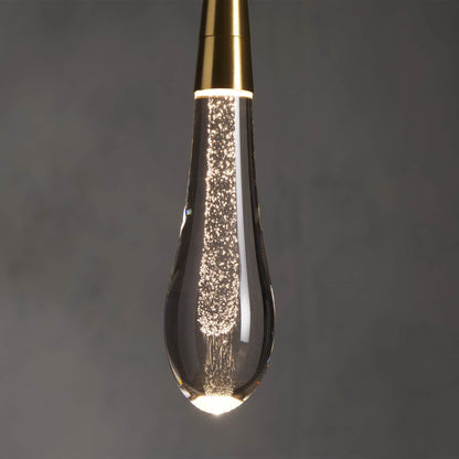 Raindrop Glass Single Pendant Light