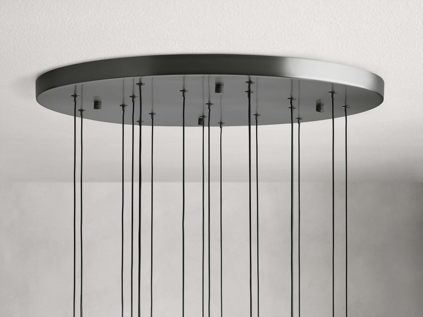 Raindrop Glass Round Chandelier