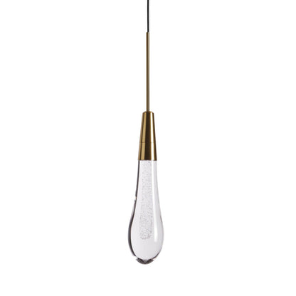 Raindrop Glass Single Pendant Light