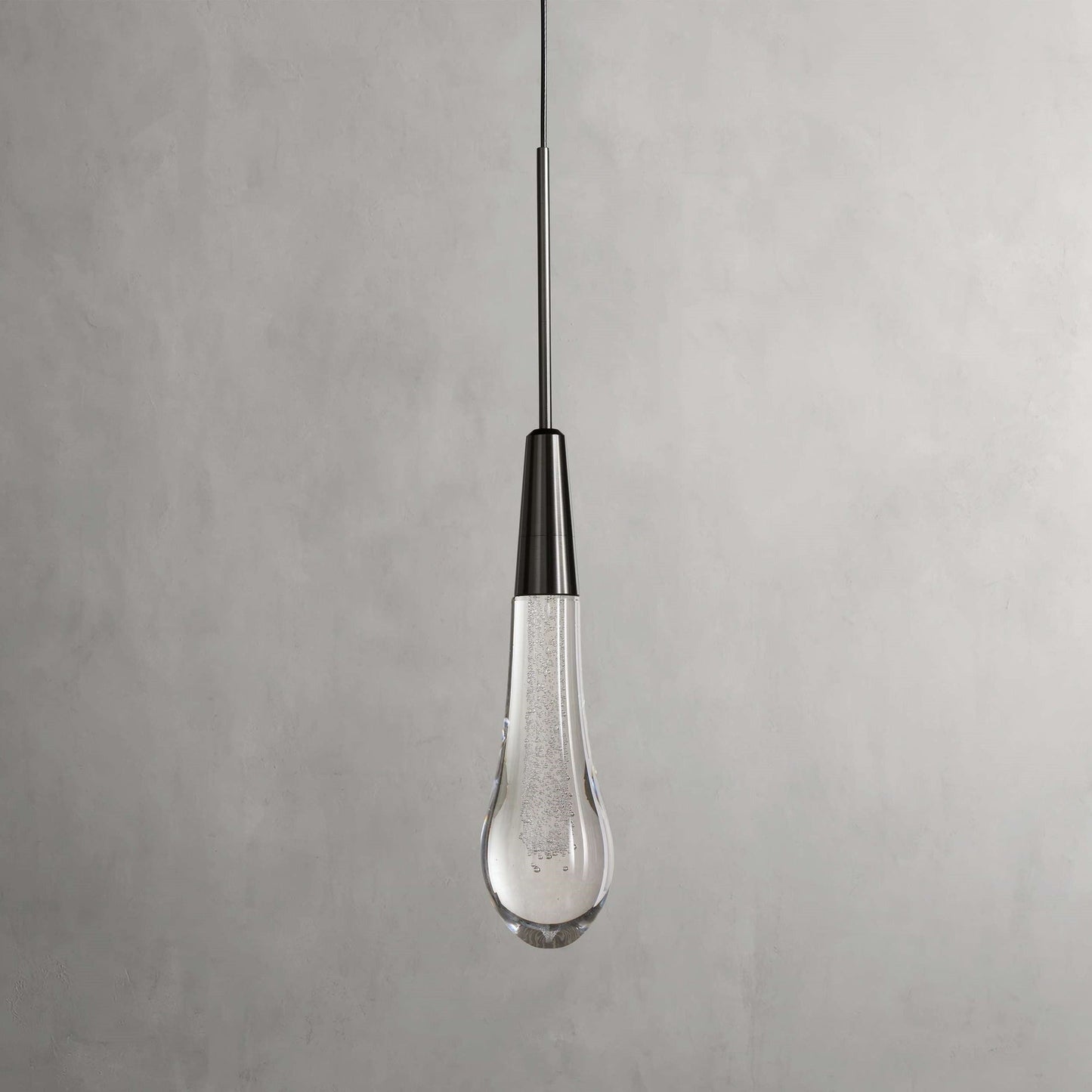 Raindrop Glass Single Pendant Light