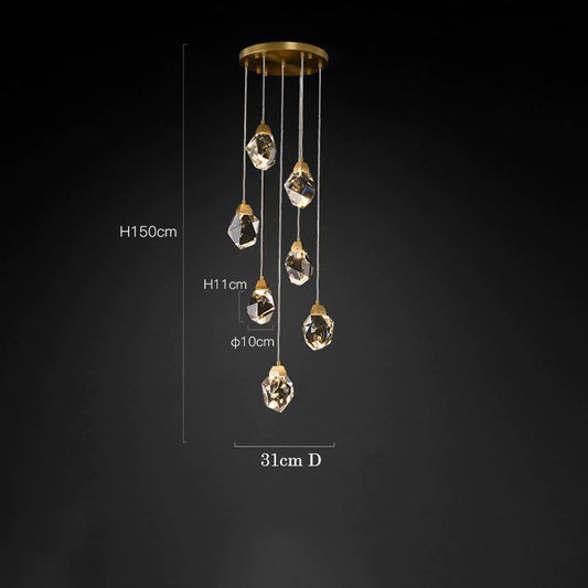 Amara Crystal Multi-Lights Pendant