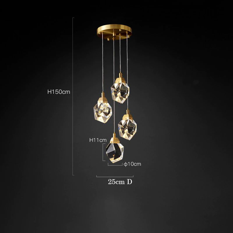 Amara Crystal Multi-Lights Pendant