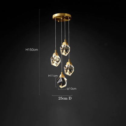 Amara Crystal Multi-Lights Pendant