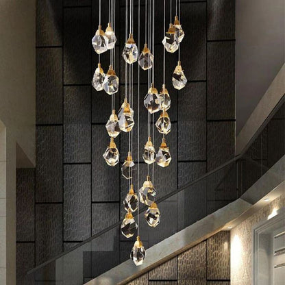 Amara Crystal Staircase Chandelier