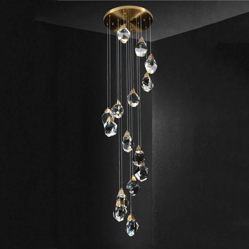 Amara Crystal Staircase Chandelier