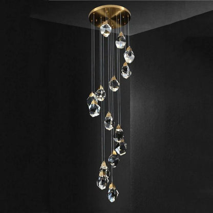 Amara Crystal Staircase Chandelier